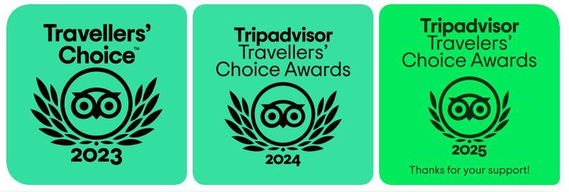 Tripadvisor’s Travellers’ Choice Award