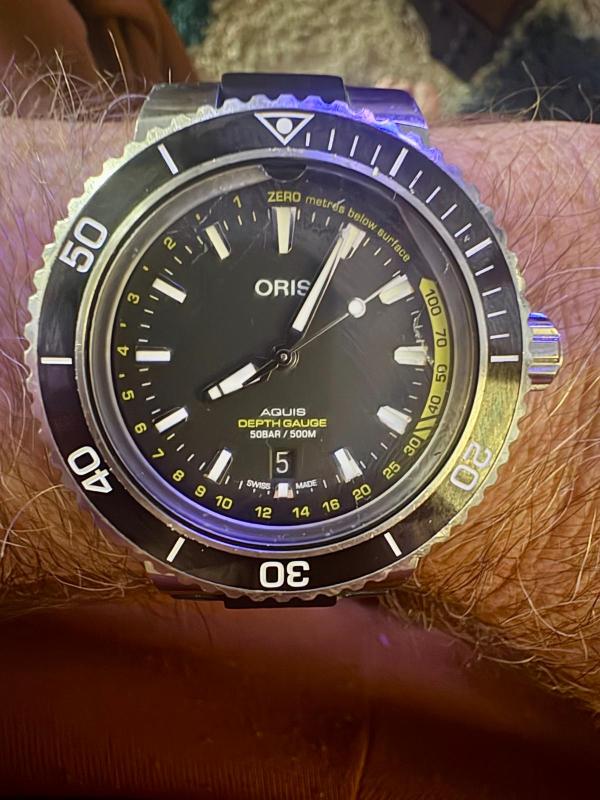 my Oris Aquis Depth Gauge